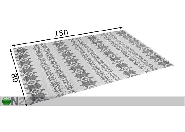 Vaip 80x150 cm mõõdud