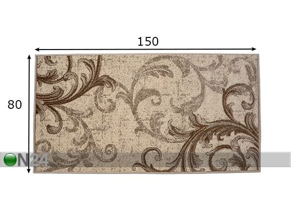 Vaip 80x150 cm mõõdud