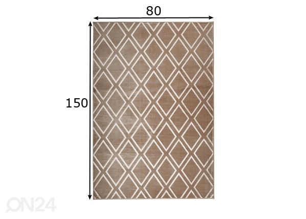 Vaip 80x150 cm mõõdud