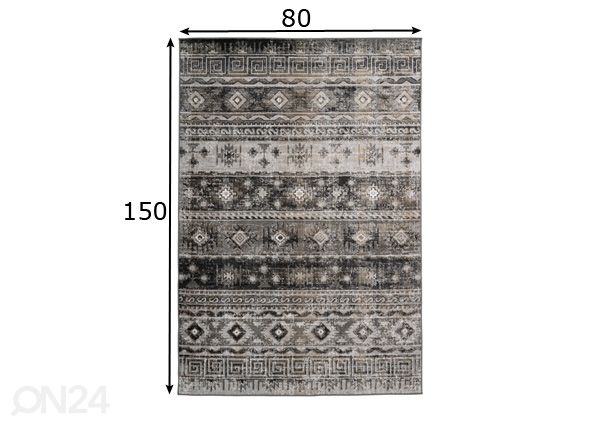 Vaip 80x150 cm mõõdud
