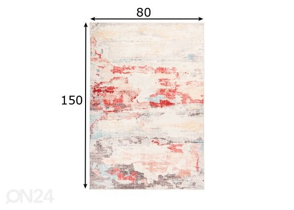 Vaip 80x150 cm mõõdud