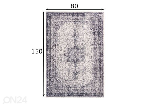 Vaip 80x150 cm mõõdud