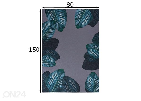 Vaip 80x150 cm mõõdud