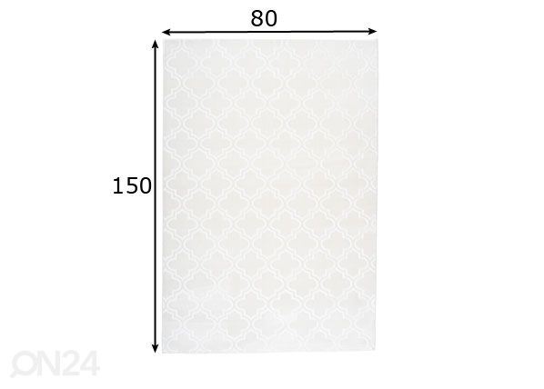 Vaip 80x150 cm mõõdud
