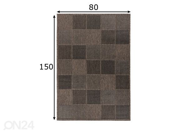 Vaip 80x150 cm mõõdud