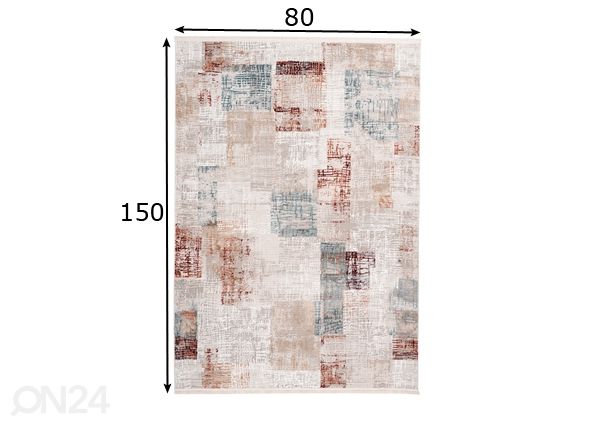 Vaip 80x150 cm mõõdud