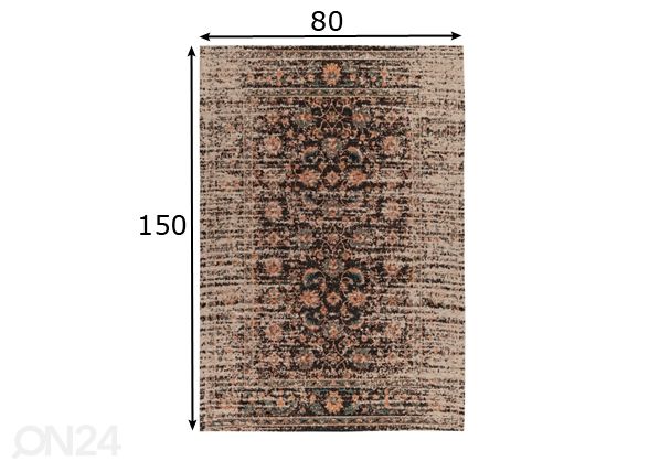 Vaip 80x150 cm mõõdud