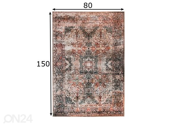 Vaip 80x150 cm mõõdud