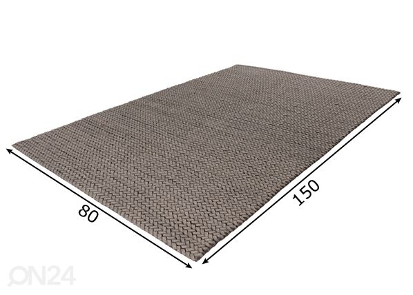 Vaip 80x150 cm mõõdud