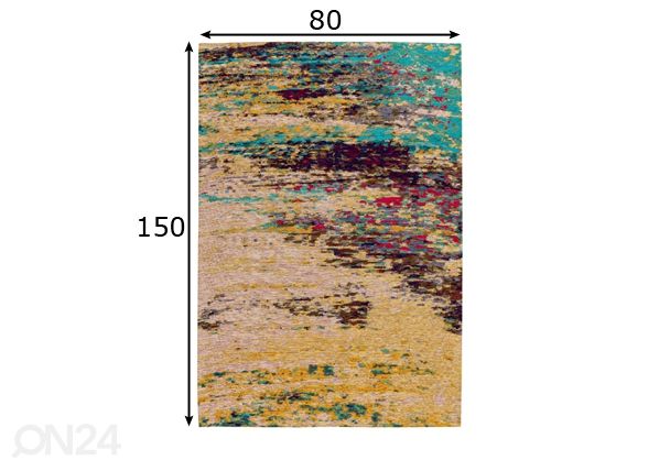 Vaip 80x150 cm mõõdud
