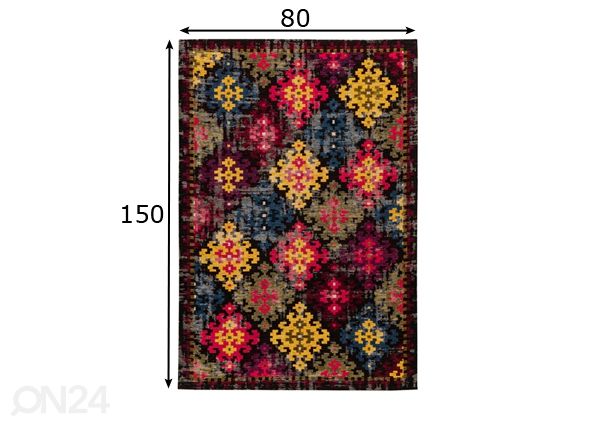 Vaip 80x150 cm mõõdud