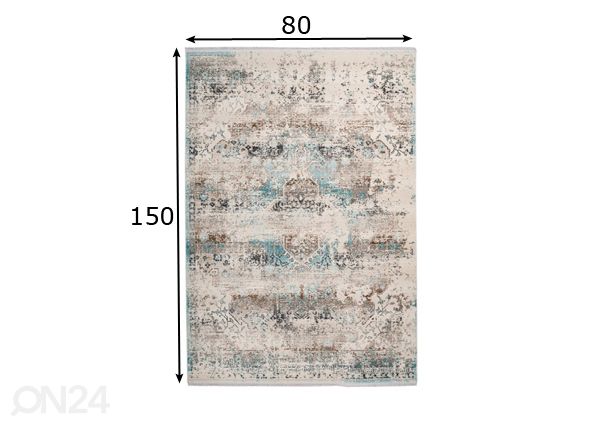 Vaip 80x150 cm mõõdud