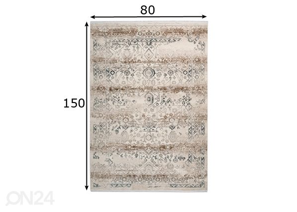 Vaip 80x150 cm mõõdud