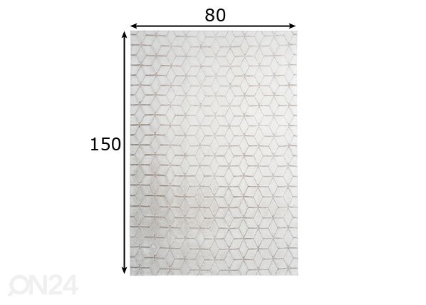 Vaip 80x150 cm mõõdud