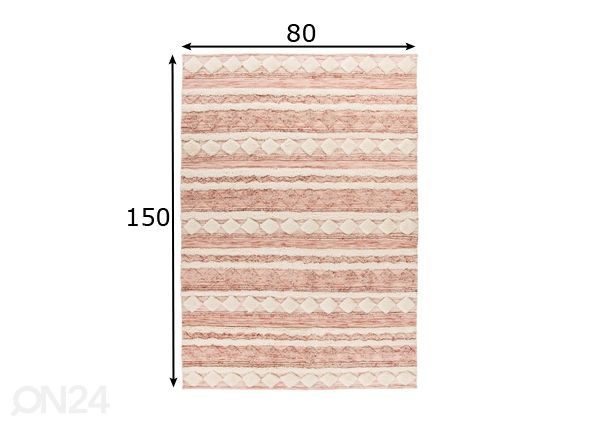 Vaip 80x150 cm mõõdud