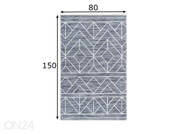 Vaip 80x150 cm mõõdud