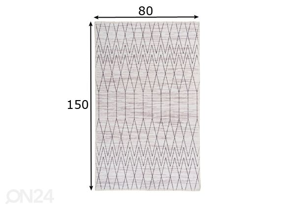 Vaip 80x150 cm mõõdud