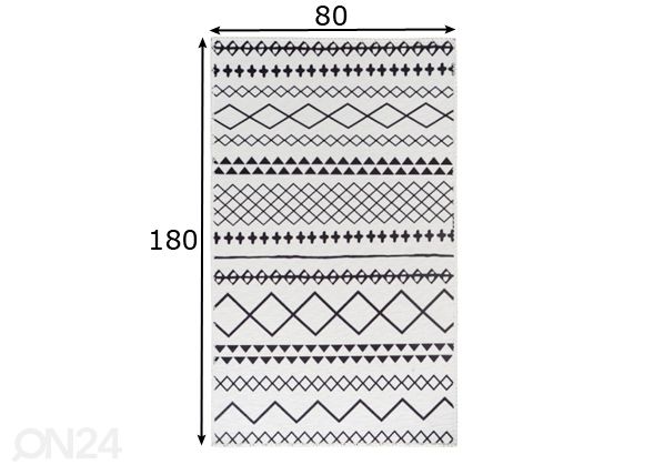 Vaip 80x150 cm mõõdud