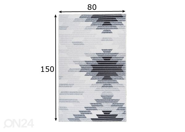 Vaip 80x150 cm mõõdud