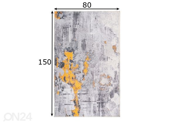 Vaip 80x150 cm mõõdud