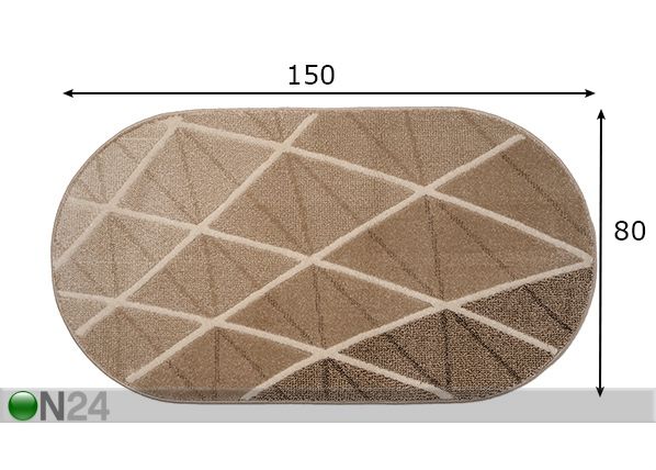 Vaip 80x150cm mõõdud