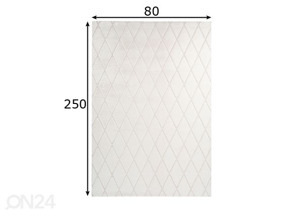 Vaip 80x250 cm mõõdud