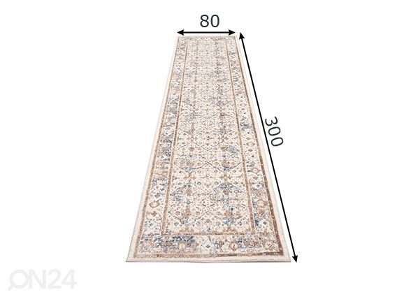 Vaip 80x300 cm mõõdud
