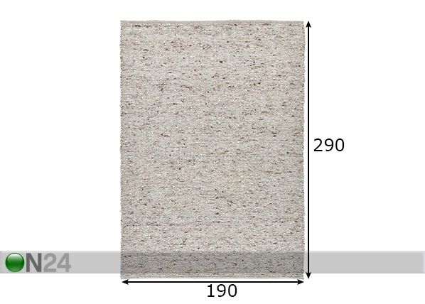 Vaip Alm Glück 190x290 cm mõõdud
