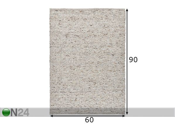 Vaip Alm Glück 60x90 cm mõõdud