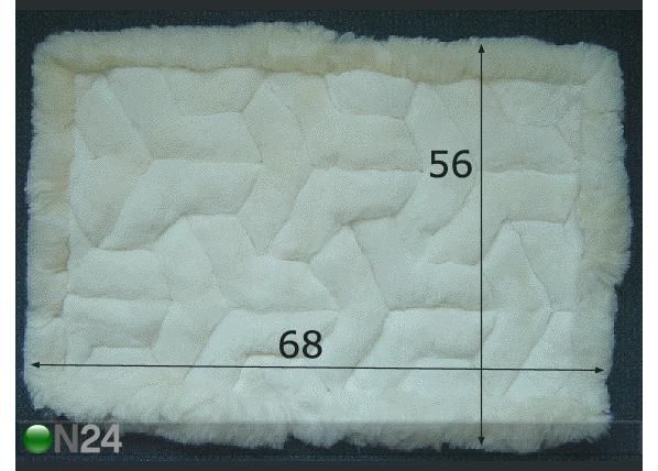 Vaip Alpaka 68x56cm mõõdud