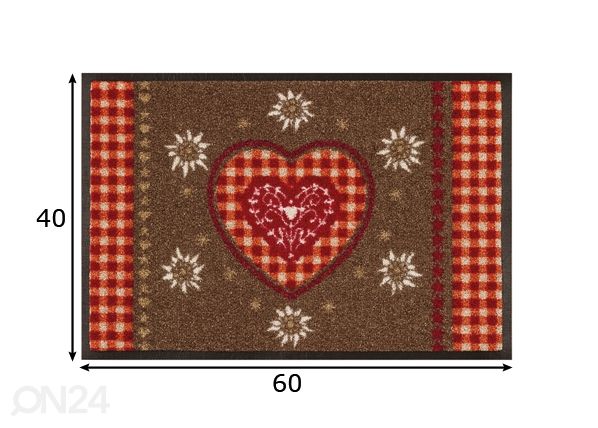 Vaip Alpenglück 40x60 cm mõõdud