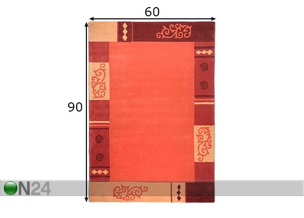 Vaip Ambadi 60x90 cm mõõdud