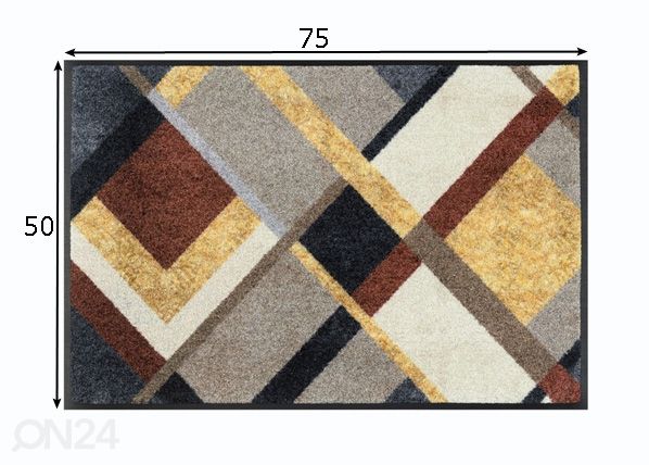 Vaip Art Deco 50x75 cm mõõdud