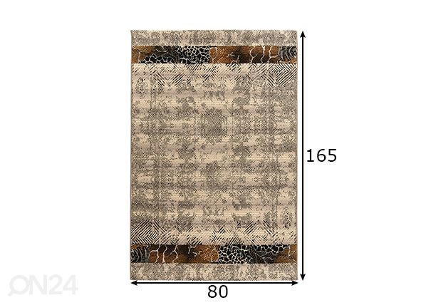 Vaip Aurora 80x165 cm mõõdud