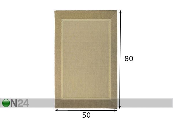 Vaip Bodega 50x80cm mõõdud