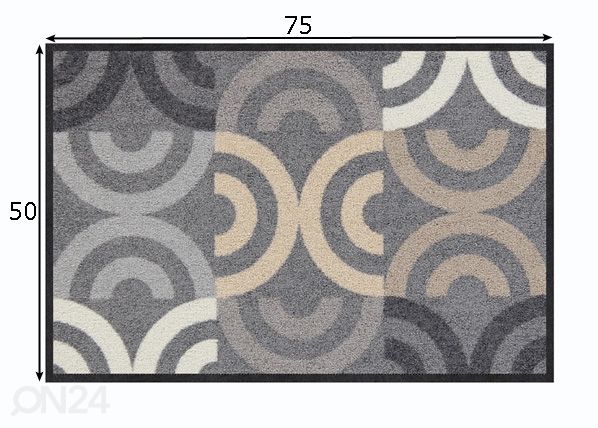 Vaip Borrby city chic 50x75 cm mõõdud