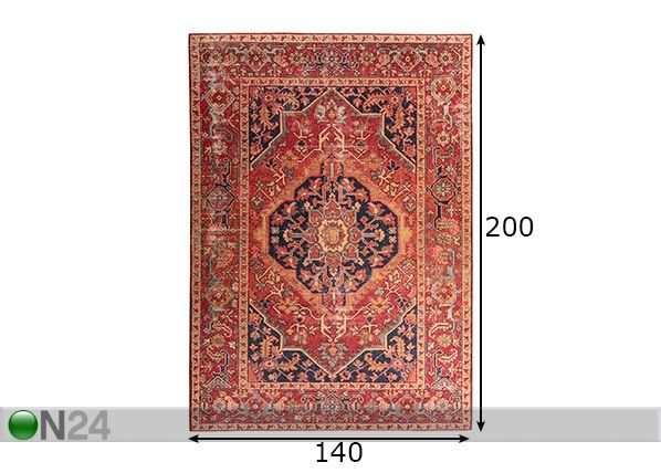 Vaip Cecilia 140x200 cm mõõdud