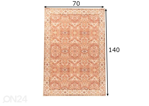 Vaip Cecilia 70x140 cm mõõdud