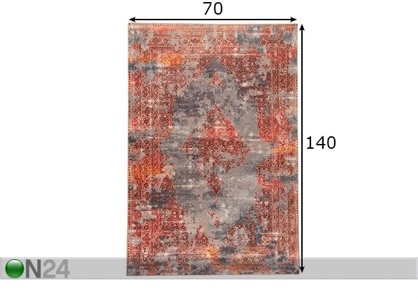Vaip Cecilia 70x140 cm mõõdud