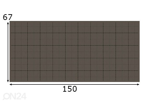 Vaip Classic Blocks 67x150 cm mõõdud
