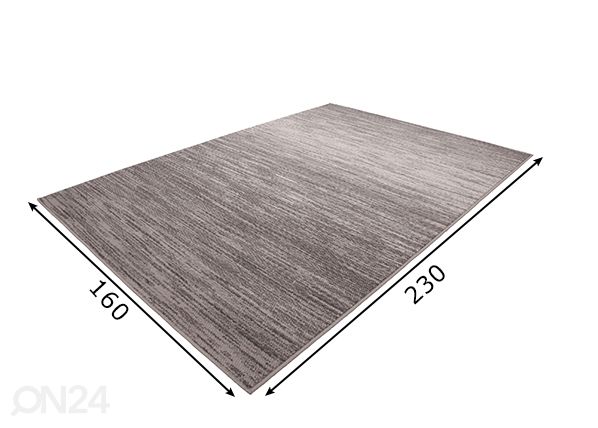 Vaip Contempo Beige 160x230 cm mõõdud