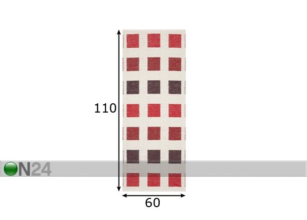 Vaip Cubo 60x110 cm mõõdud