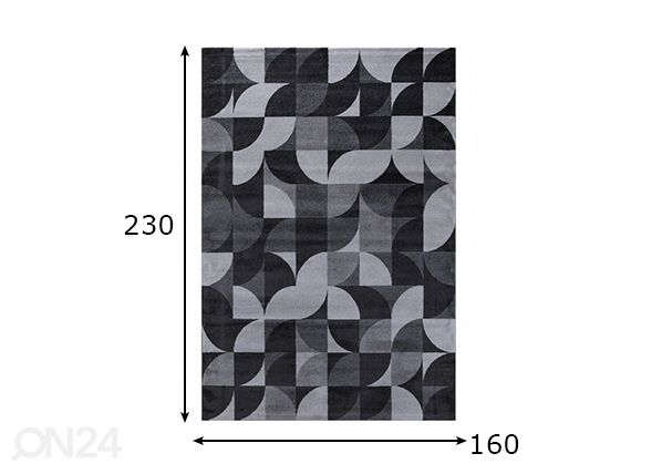 Vaip Enjoy 160x230 cm mõõdud