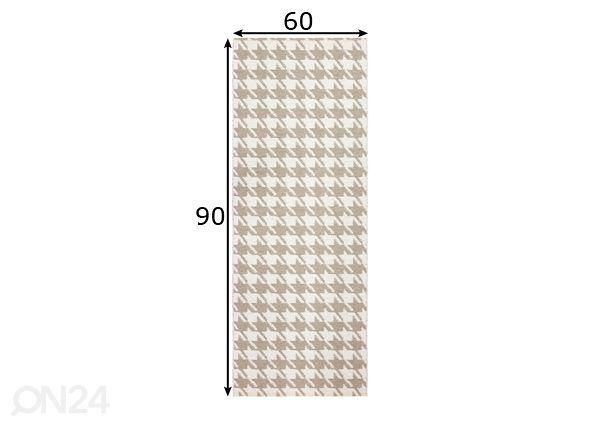 Vaip Ennie V6 60x90 cm mõõdud