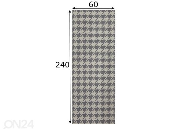 Vaip Ennie V9 60x240 cm mõõdud