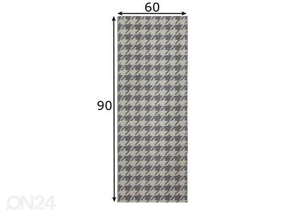 Vaip Ennie V9 60x90 cm mõõdud