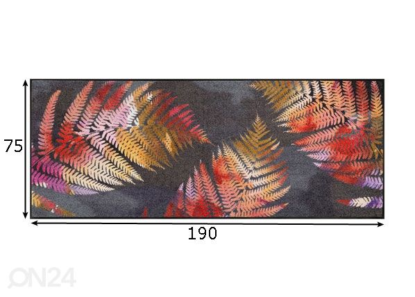 Vaip Erbario 75x190 cm mõõdud