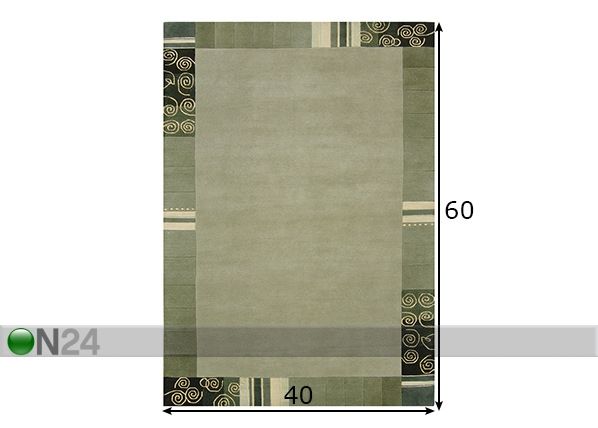 Vaip Everest 40x60 cm mõõdud
