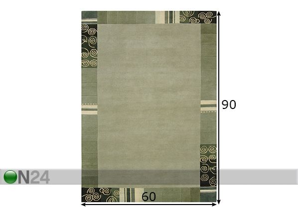Vaip Everest 60x90 cm mõõdud