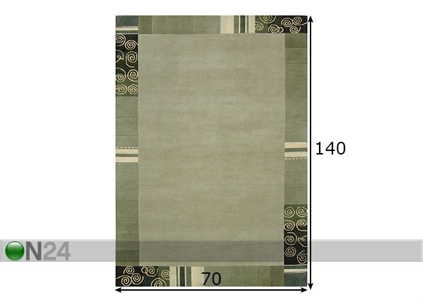 Vaip Everest 70x140 cm mõõdud